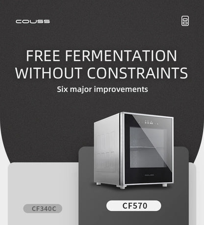 70L Temperature-Controlled Electric Dough Proofer Fermentation Household Baking Multi-functional Automatic Bread Yogurt  Machine