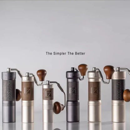 Foldable Handle Manual Coffee Grinder – Portable Hand Mill for Travel & Home