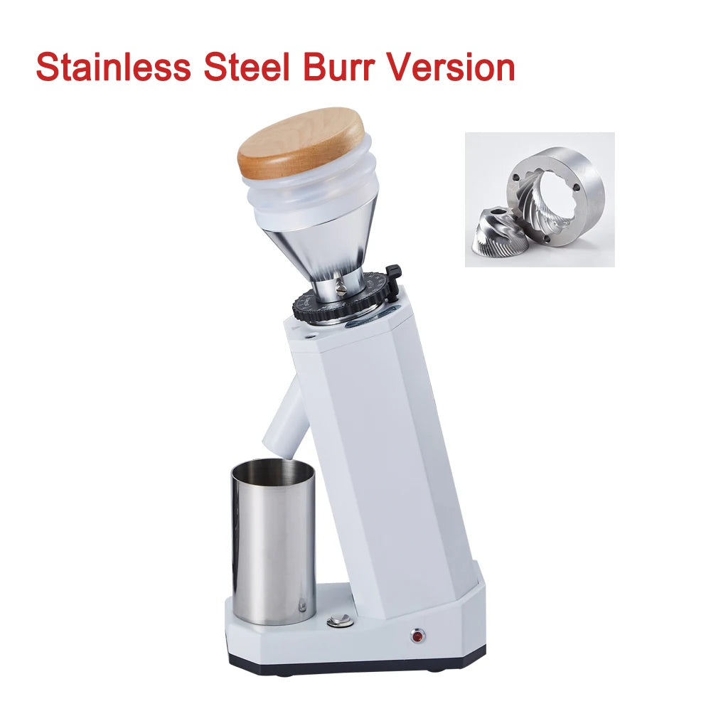 ITOP Electric Coffee Grinder 40MM Titanium Burr Metal Bean Hopper 75g Elegant Samll Coffee Grinder Machine New Arrival 2022