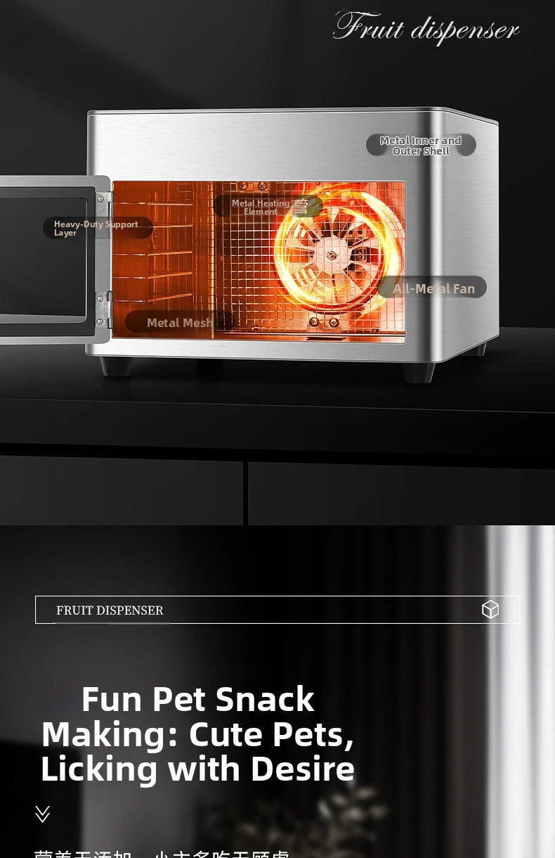 Commercial 5-Layer Stainless Steel Dehydrator with Digital Temperature Control