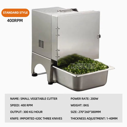Commercial Food Chopper Green Onion Cutting Machine Pepper Slicer Kchenny Wielofunkcyjny