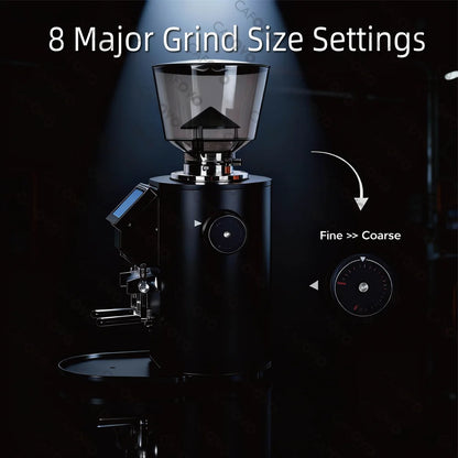 CAFOVO K64SC 64mm Flat Burr Espresso Grinder – Professional Weighing & Touch Screen Coffee Grinder