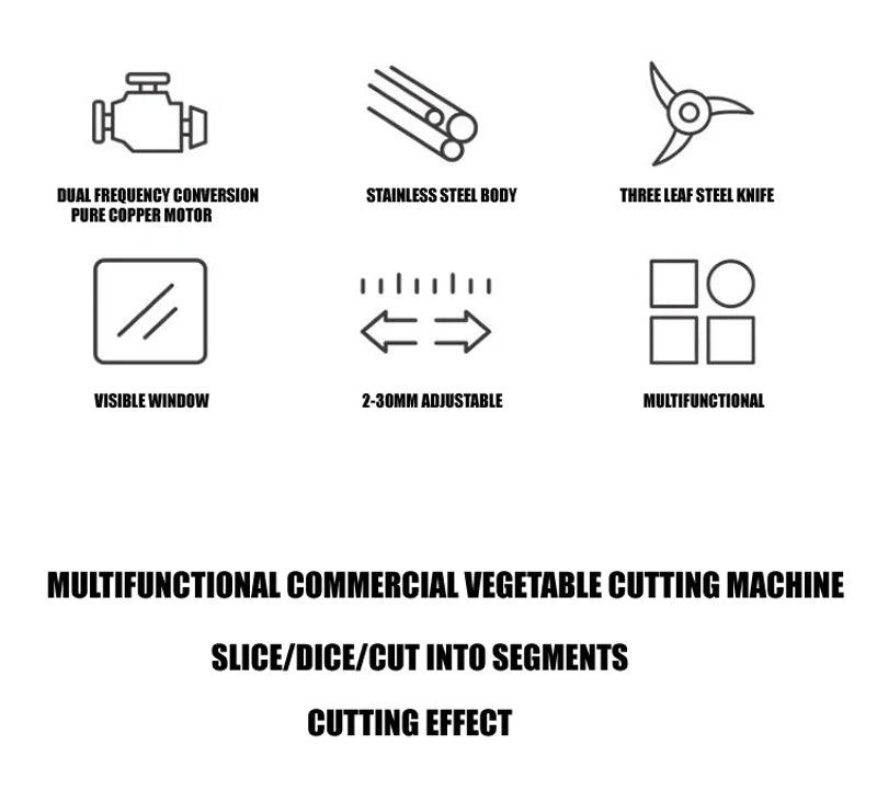 Automatic Vegetable Cutter Machine Multi-Functional Slicing Shredding Machine Chili Cutting Section Scallion Leek Cutting Machin