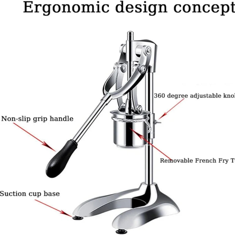 Manual 30 cm French-Fry Extruder & Chip Maker