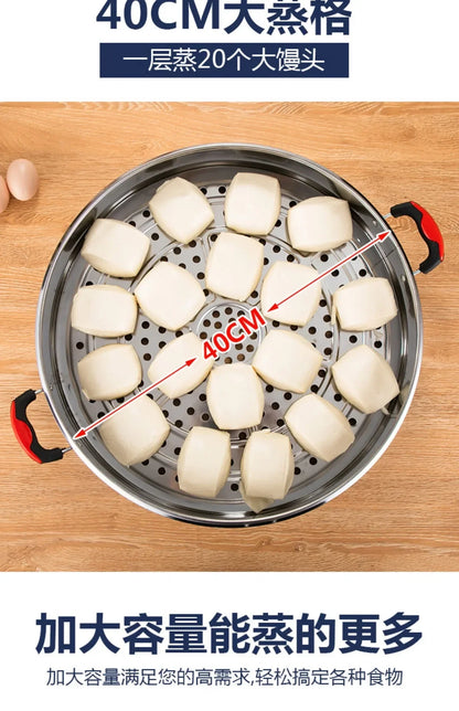 Commercial breakfast shop Multifunctional Stainless Steel Electric Steamer, new style Large Capacity, steamed buns
