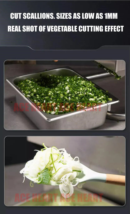 Automatic Vegetable Cutter Machine Multi-Functional Slicing Shredding Machine Chili Cutting Section Scallion Leek Cutting Machin