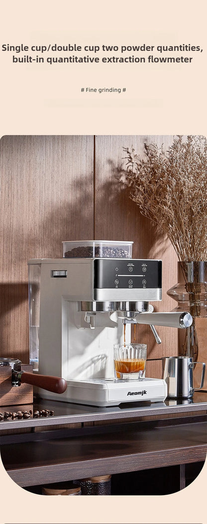 Hot and Cold Dual Extraction and Grinding Italian Coffee Machine Portable Automatic Home Smart Coffee Machine Coffee Grinder