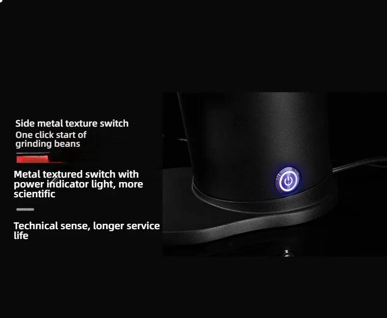 LX T64 Variable Speed Coffee Bean Grinder Machine 64mm Flat Burr Espresso Coffee Grinder Single Dose Grinder Miller