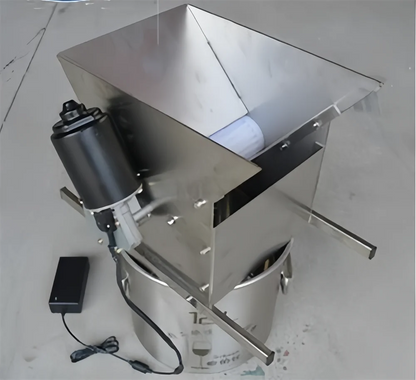 Stainless Steel Electric Grape Crusher Blueberry Mulberry Fruits Juice Press Crusher Red Wine Brewing Grape Crushing Machine