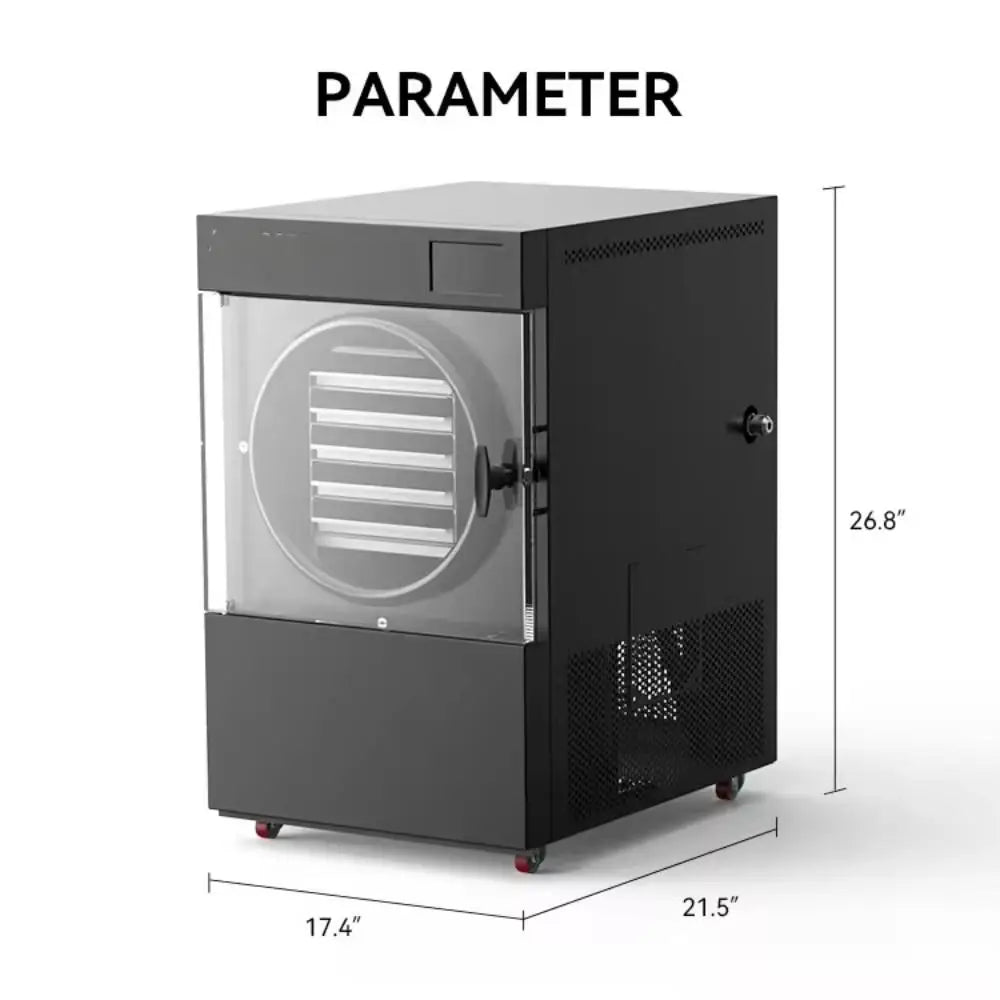 Small Food Freeze Dryer – Mini Vacuum Lyophilizer with Industrial-Grade Freeze Drying Technology for Food Preservation