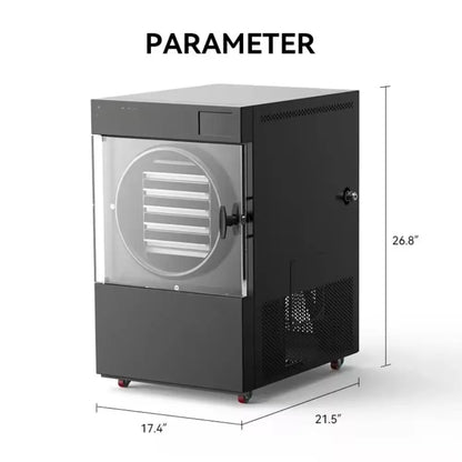 Small Food Freeze Dryer – Mini Vacuum Lyophilizer with Industrial-Grade Freeze Drying Technology for Food Preservation