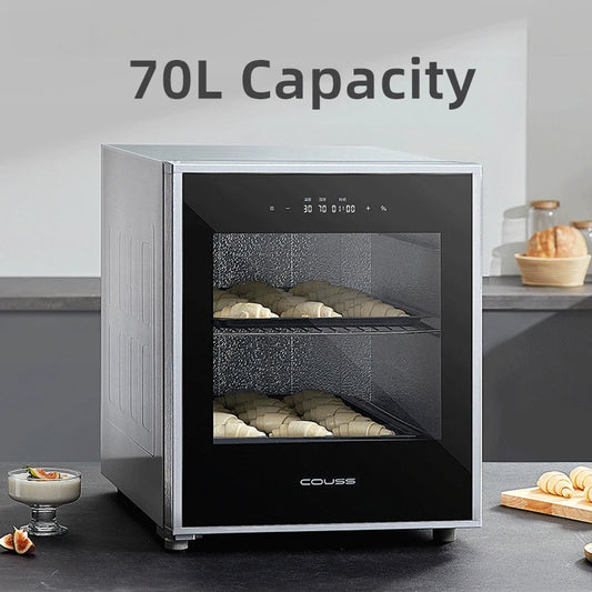 70L Temperature-Controlled Electric Dough Proofer Fermentation Household Baking Multi-functional Automatic Bread Yogurt  Machine