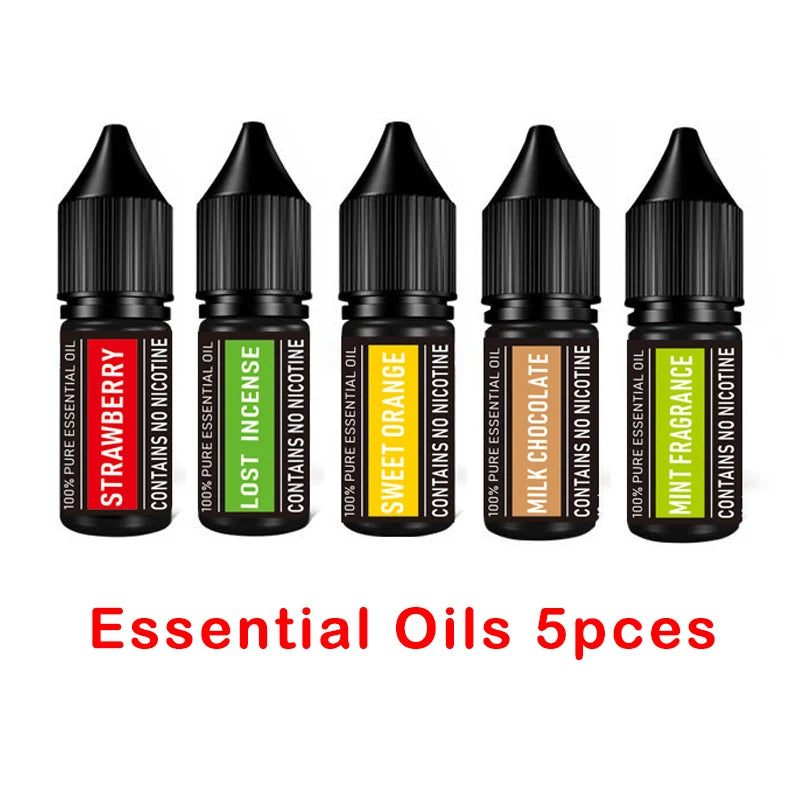 Cocktail Smoke Gun, Vapour Blaster Cocktail Bubble Smoke Gun with 5-Flavour Aroma Liquid and Edible Bubble for Food and Drink