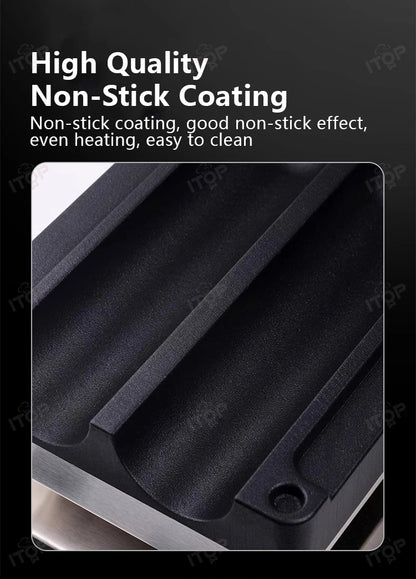 ITOP CWT Barbecue Burrito Machine Chicken Burrito Maker Snack Stall Equipment Cooked Food Heating and Insulation Machine 60-300℃