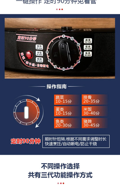 Commercial breakfast shop Multifunctional Stainless Steel Electric Steamer, new style Large Capacity, steamed buns