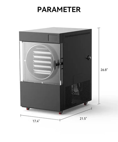 Small Food Freeze Dryer – Mini Vacuum Lyophilizer with Industrial-Grade Freeze Drying Technology for Food Preservation