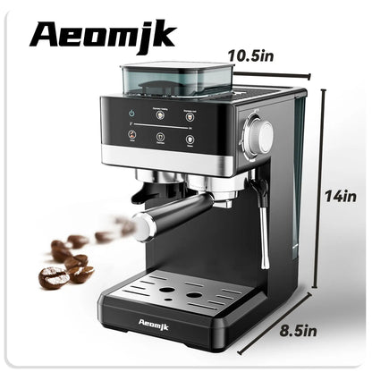 Hot and Cold Dual Extraction and Grinding Italian Coffee Machine Portable Automatic Home Smart Coffee Machine Coffee Grinder