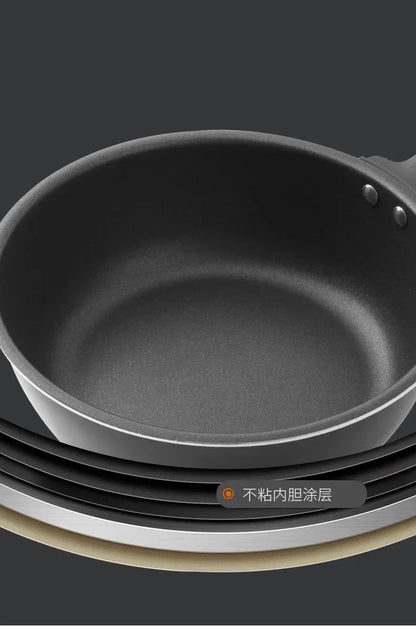 Joyoung Cooking Machine Robot Electric Frying Pan Smoke free precise Temperature Control Intelligent Automatic Cooker CJ-A9 Gray