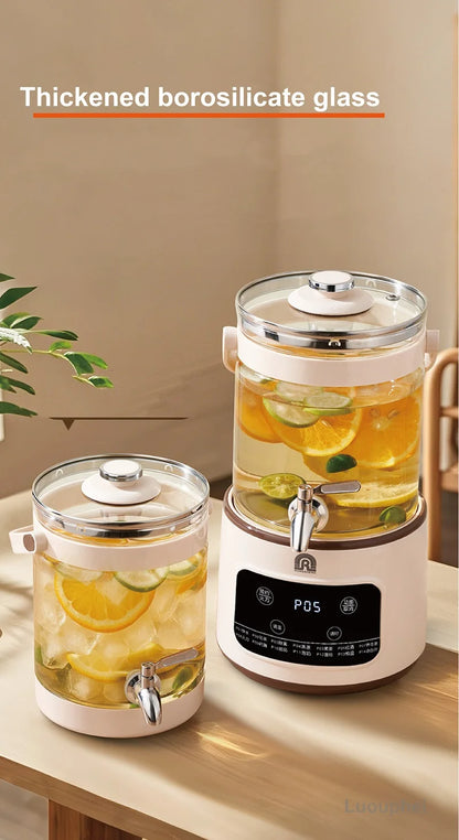 3L Electric Smart Tea Brewer – Large-Capacity Thermostatic Kettle with Faucet for Office, Fruit Tea & Commercial Use