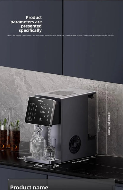 3-in-1 Ice Maker & Water Dispenser: Countertop Home Appliance with Instant Heating/Cooling, Large Capacity, Energy Saving