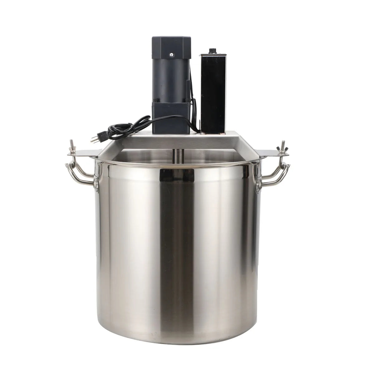 Automatic Hot Pot Fried Machine Small Mixer Food Mixing Stainless Steel Barrel Non Stick Pan Hot Pot Seasoning Stir-Frying