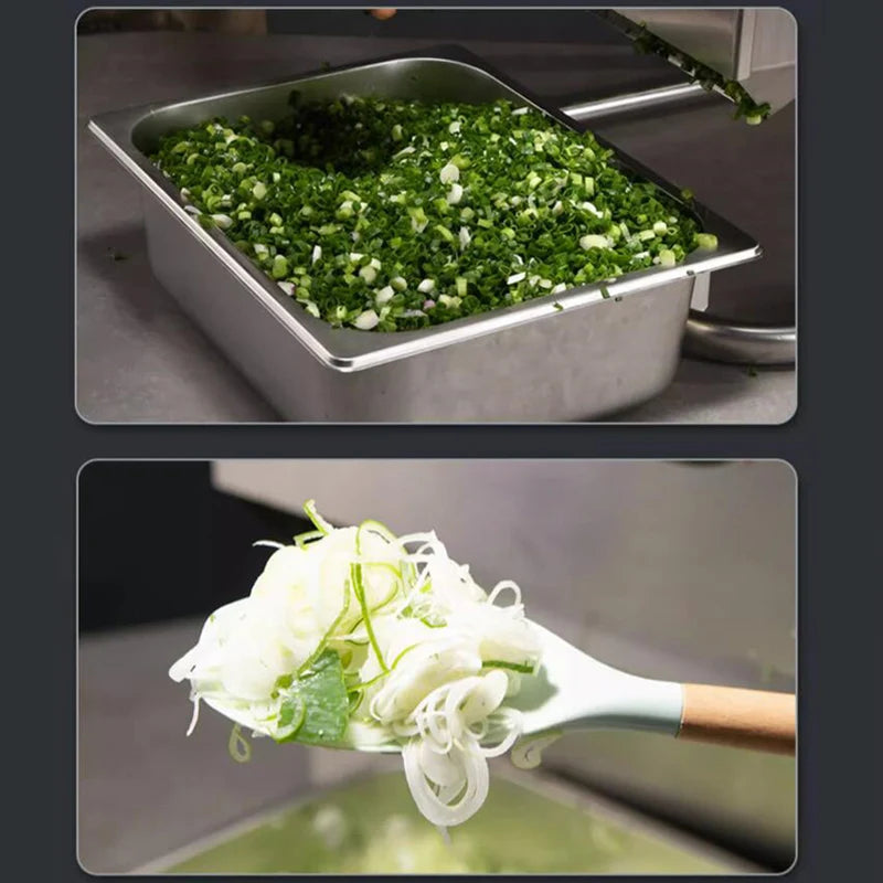 Automatic Vegetable Cutter Machine Multi-Functional Slicing Shredding Machine Chili Cutting Section Scallion Leek Cutting Machin