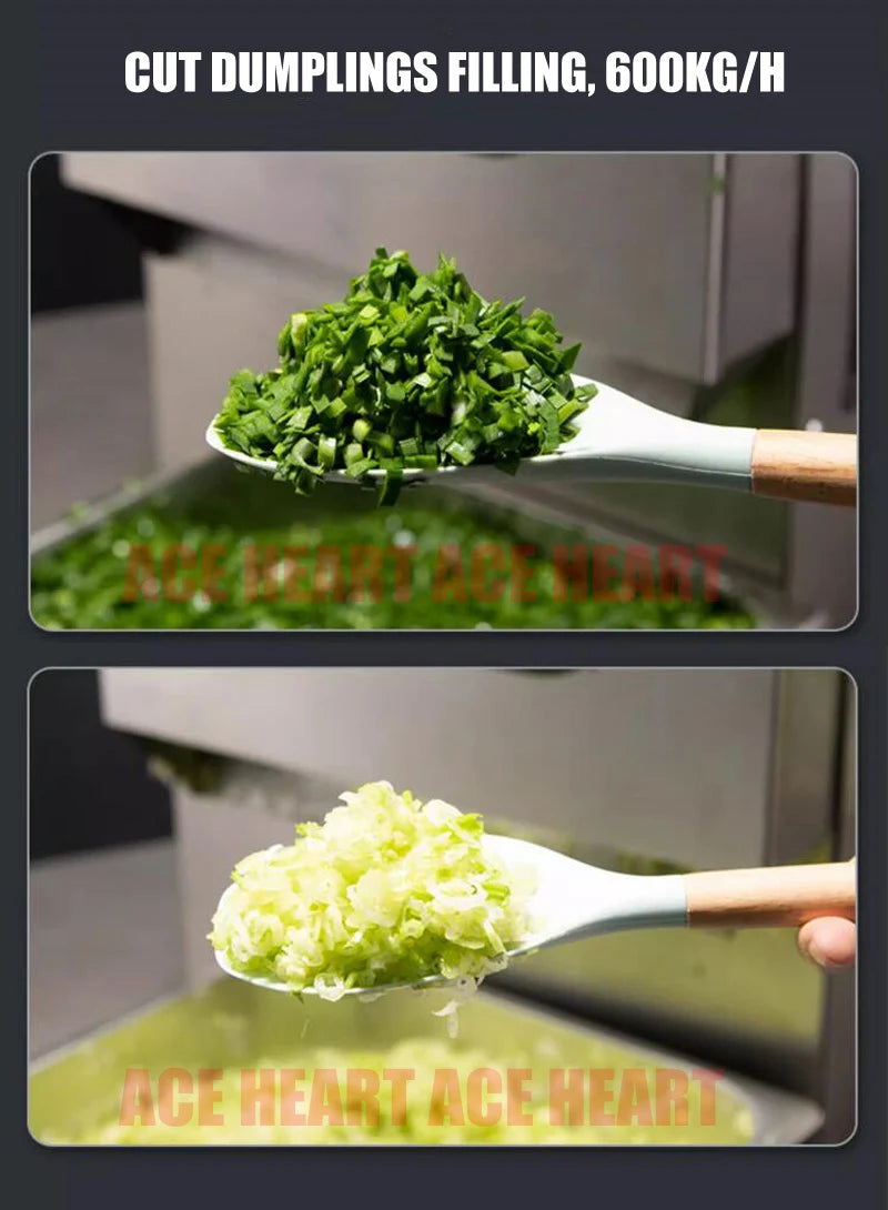 Automatic Vegetable Cutter Machine Multi-Functional Slicing Shredding Machine Chili Cutting Section Scallion Leek Cutting Machin