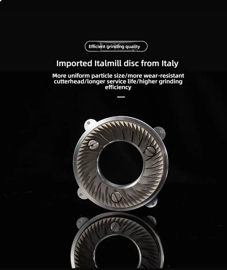 LX T64 Variable Speed Coffee Bean Grinder Machine 64mm Flat Burr Espresso Coffee Grinder Single Dose Grinder Miller