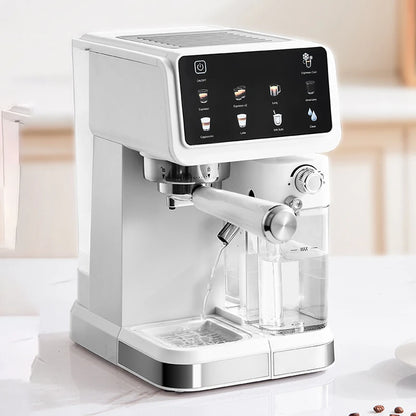 Italian Espresso Machine Household High-pressure Automatic Milk Foam Making Intelligent Color Screen Integrated Coffee Machine
