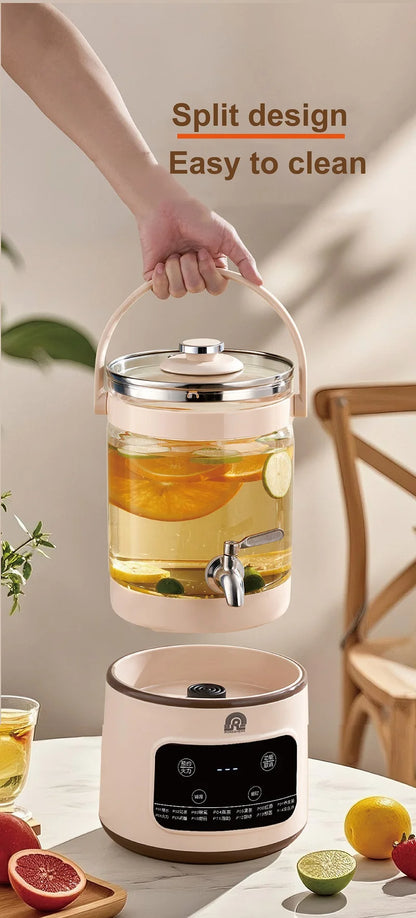 3L Electric Smart Tea Brewer – Large-Capacity Thermostatic Kettle with Faucet for Office, Fruit Tea & Commercial Use