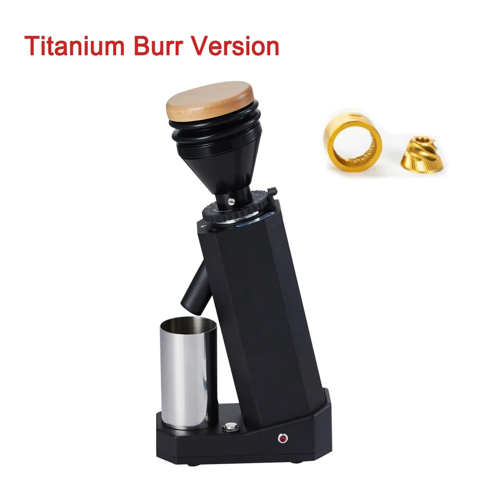 ITOP Electric Coffee Grinder 40MM Titanium Burr Metal Bean Hopper 75g Elegant Samll Coffee Grinder Machine New Arrival 2022