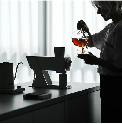 MHW-3BOMBER F74 Electric Grinder – 74mm Ti Flat Burr, 90-Step Stepless Espresso to French Press