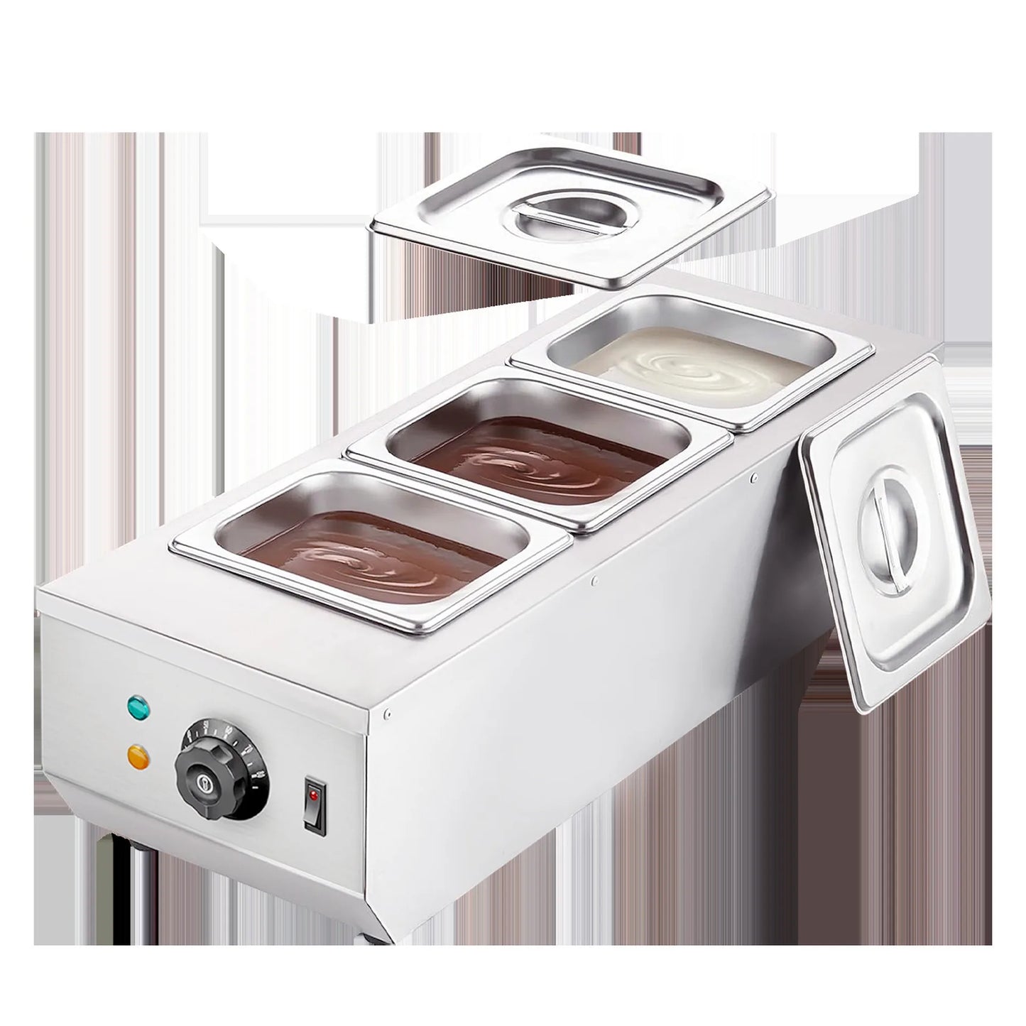 Singwinner Electric Chocolate Tempering Machine – 2/3-Tank Chocolate Melting & Cascade Warmer for Home Kitchens