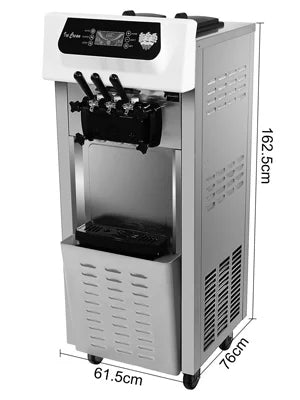 VEVOR NEW Commercial Soft Serve Ice Cream Machine For Sale fried roll home instant ice cream machine 220V Stainless Steel