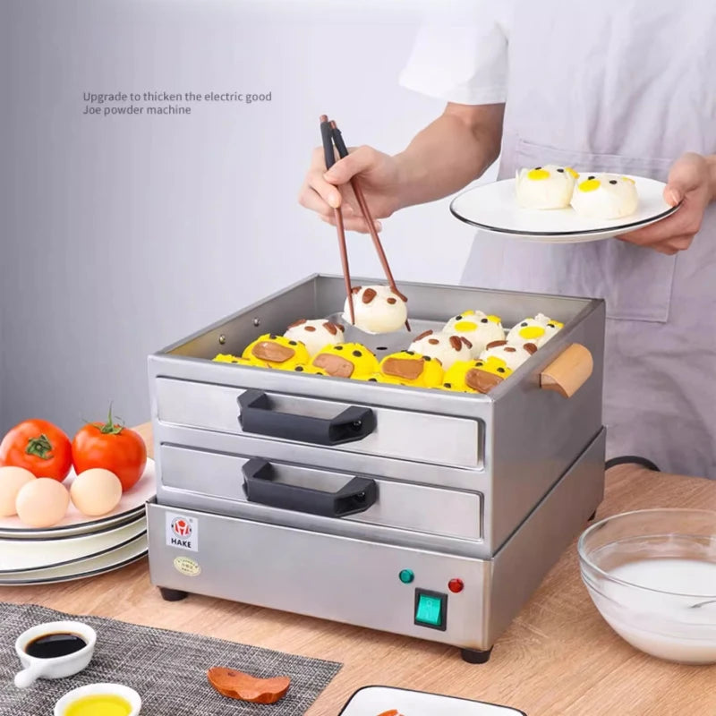 Drawer-Type Rice Noodle Machine – Multi-Functional Electric Food Steamer for Fresh Rice Rolls