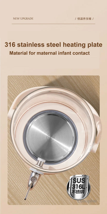 3L Electric Smart Tea Brewer – Large-Capacity Thermostatic Kettle with Faucet for Office, Fruit Tea & Commercial Use