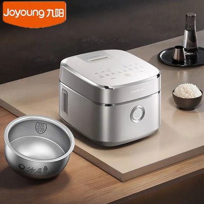Joyoung Rice Cooker 4L Multifunctional Porridge Multigrain Rice Soup 1300W Fast Heating Cooker No Coated Stainless Steel Liner
