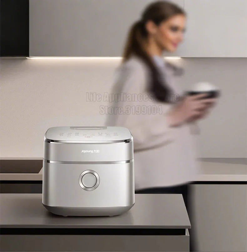 Joyoung Rice Cooker 4L Multifunctional Porridge Multigrain Rice Soup 1300W Fast Heating Cooker No Coated Stainless Steel Liner