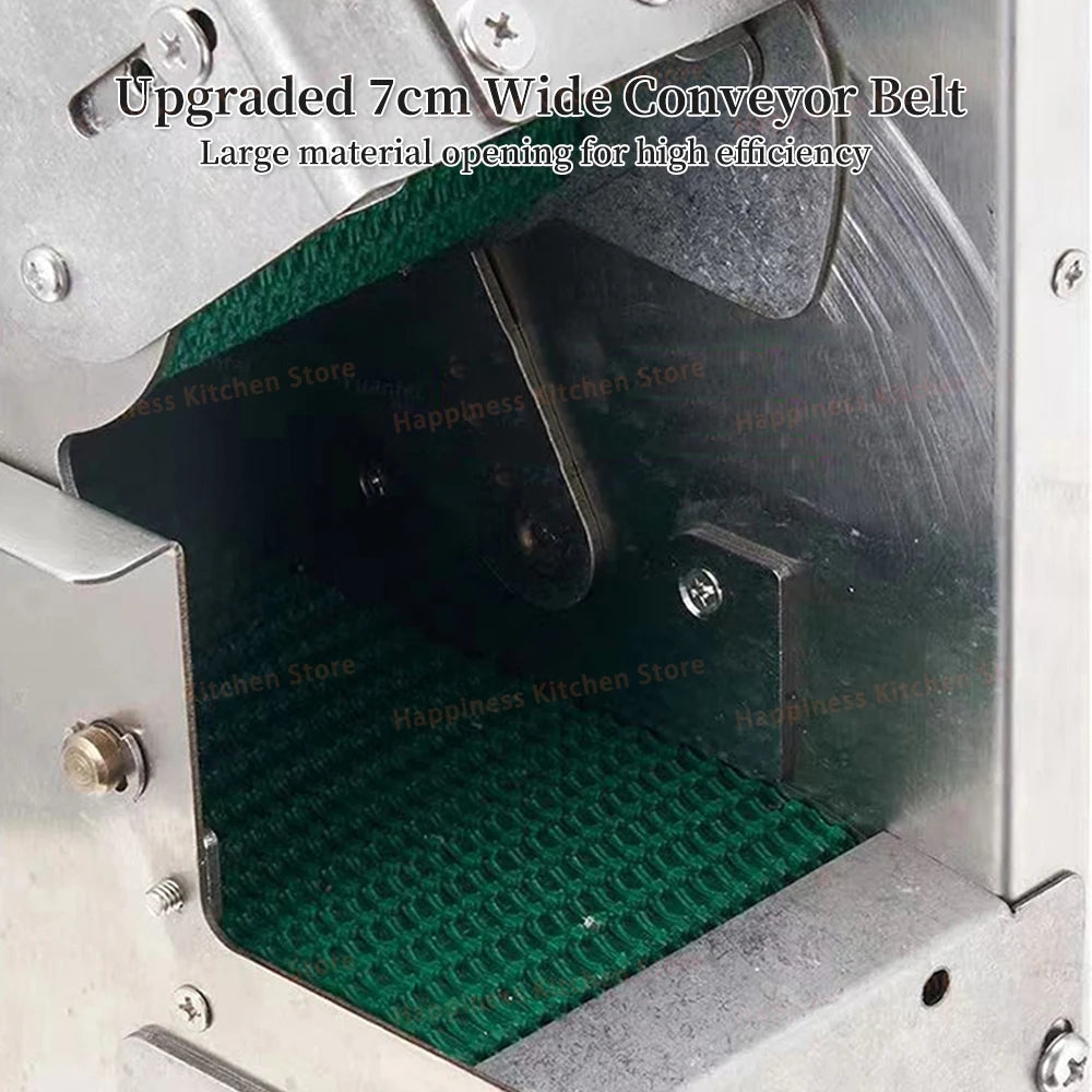 Commercial Vegetable Cutter Stainless Steel Multifunctional Fruit Slicer With Pure Copper Motor 200kg/h Restaurant Equipment