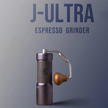 1Zpresso J-Ultra Manual Coffee Grinder – 48mm Espresso Burrs