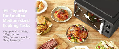 700W White 19L 5-level Power Kitchen Manual Microwave Oven InverTech and Quick Defrost Function, 5 Cooking Power Levels