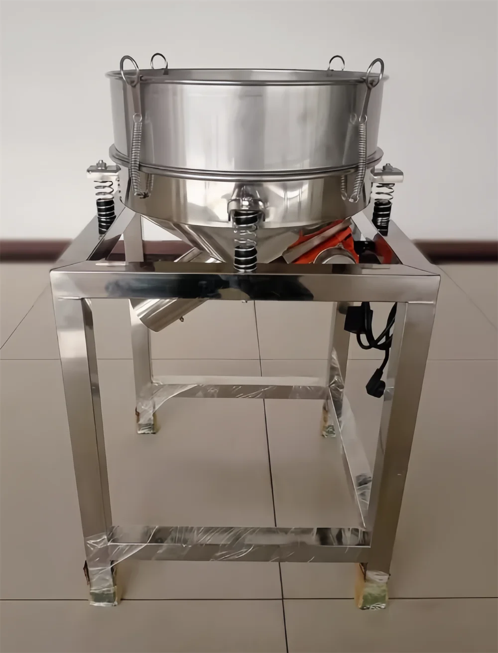 Automatic Sifter Shaker Machine Electric Vibrating Screen Powder Screening Sifting Machine Powder Sieve