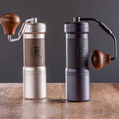 Foldable Handle Manual Coffee Grinder – Portable Hand Mill for Travel & Home