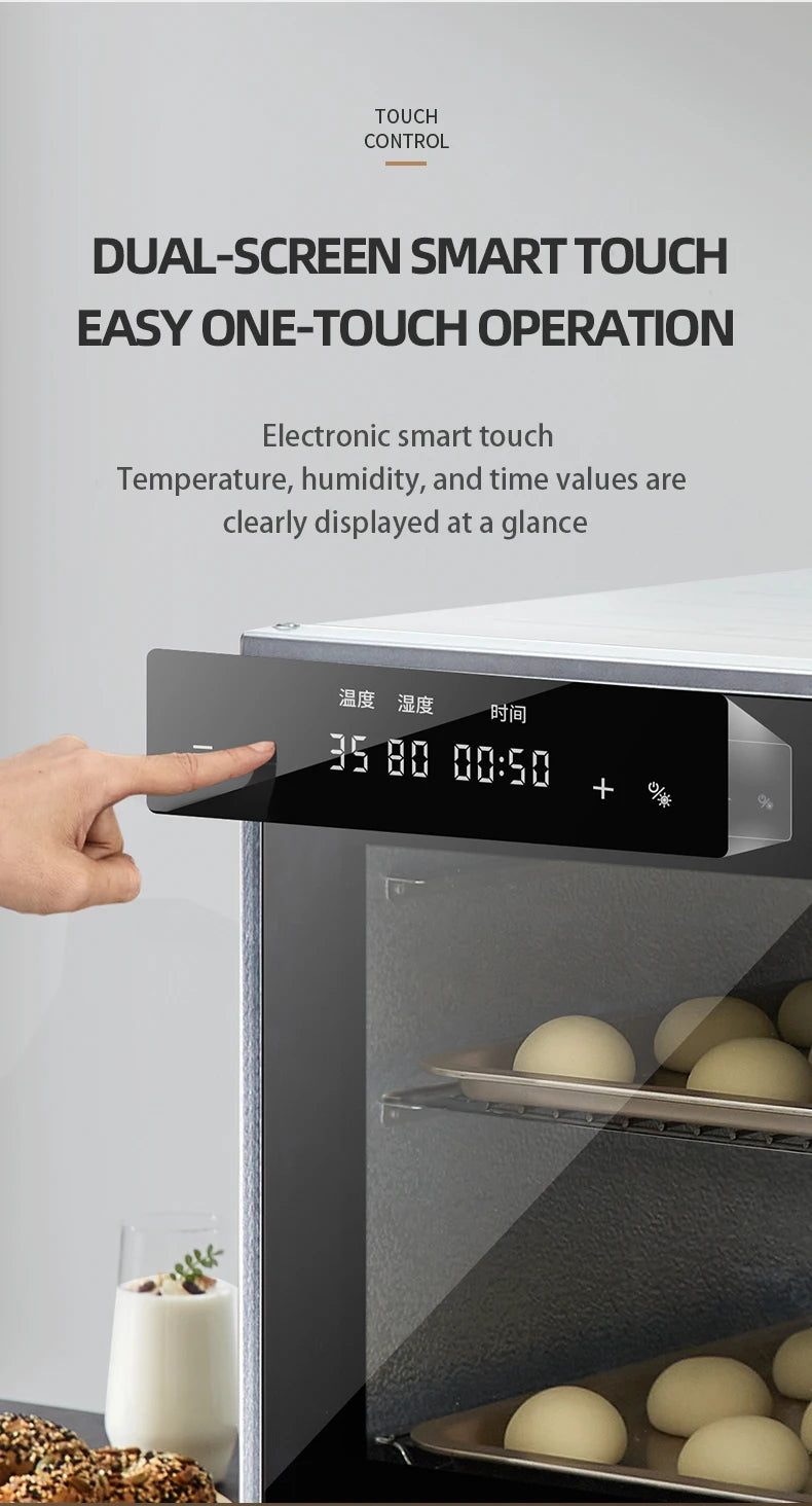 70L Temperature-Controlled Electric Dough Proofer Fermentation Household Baking Multi-functional Automatic Bread Yogurt  Machine