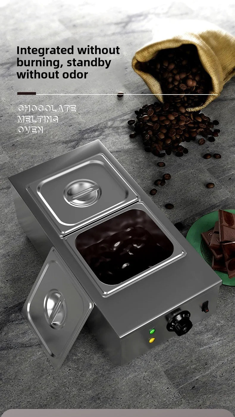 Singwinner Electric Chocolate Tempering Machine – 2/3-Tank Chocolate Melting & Cascade Warmer for Home Kitchens