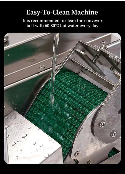 Commercial Vegetable Cutter Stainless Steel Multifunctional Fruit Slicer With Pure Copper Motor 200kg/h Restaurant Equipment