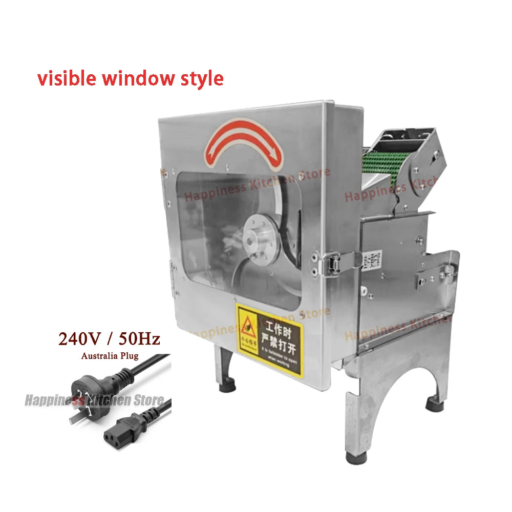 Commercial Vegetable Cutter Stainless Steel Multifunctional Fruit Slicer With Pure Copper Motor 200kg/h Restaurant Equipment