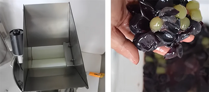 Stainless Steel Electric Grape Crusher Blueberry Mulberry Fruits Juice Press Crusher Red Wine Brewing Grape Crushing Machine