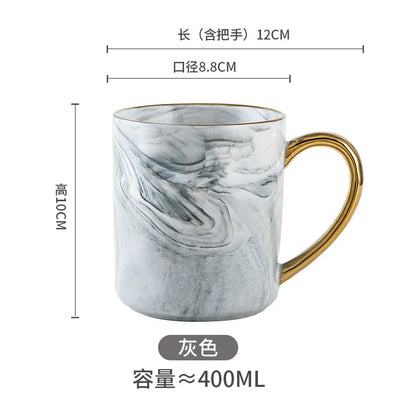 Gold Marble Ceramic Food Tray Kitchen Dinner Plates Dishes Rice Salad Noodles Soup Bowl Spoons Kitchen Cook Tool