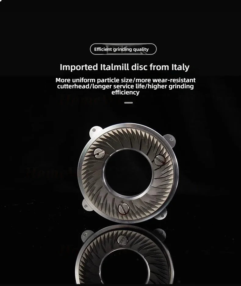 LX T64 Variable Speed Coffee Bean Grinder Machine 64mm Flat Burr Espresso Coffee Grinder Single Dose Grinder Miller